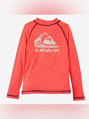 NWT Quiksilver Kids Coral Rash Guard UPF 50+ Size 4T